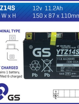 GS Battery GS-YTZ14S Sealed (5)