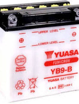 Yuasa battery YB9B with acid pack (5)