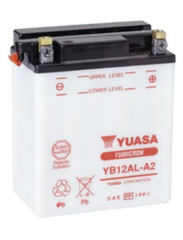 Yuasa battery YB12ALA2 with acid pack (4)
