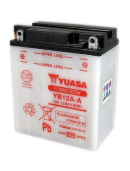 Yuasa battery YB12AA with acid pack (4)