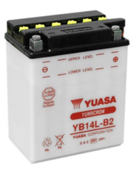 Yuasa battery YB14LB2 with acid pack (4)