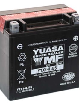 Yuasa battery YTX14LBS with acid pack (4)