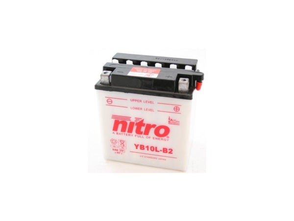 Nitro Battery YB10LB2 with acid pack (4)