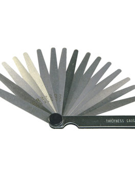 Bikeservice Tools 16 Blade Feeler Gauge ( Metric / SAE )