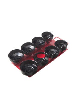 Bikeservice Tools 8PC Oil Filter Wrench Set
