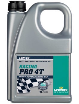 MOTOREX RACING PRO 4T 15/50 4LT FULLY SYNTHETIC