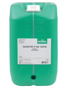 MOTOREX RACING PRO 4T 20/60 25 LT FULLY SYNTHETIC