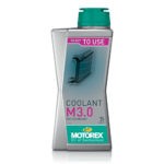 MOTOREX X BOTTLE RED COOLANT PRE MIX OAT M3.0 1 LT