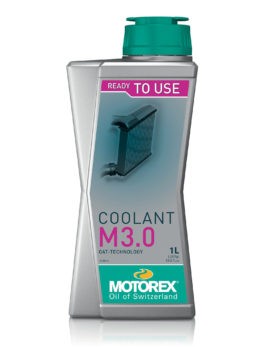MOTOREX X BOTTLE RED COOLANT PRE MIX OAT M3.0 1 LT