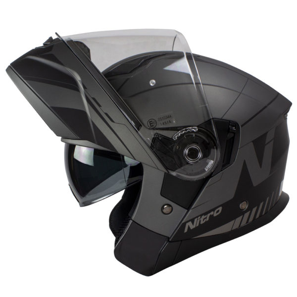 Helmet Nitro F350 Analog Dvs Satin Black/Gun M-58 - Image 3