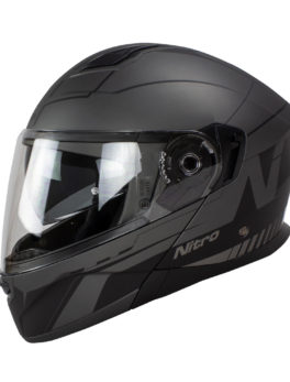 Helmet Nitro F350 Analog Dvs Satin Black/Gun M-58