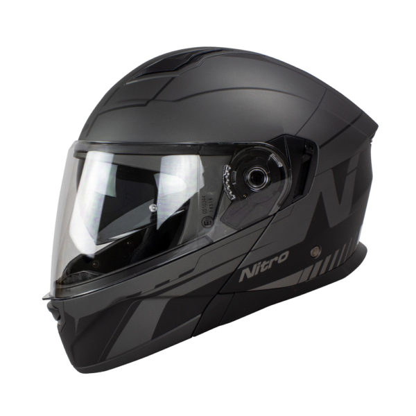 Helmet Nitro F350 Analog Dvs Satin Black/Gun M-58