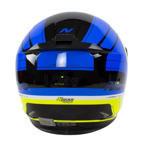 Helmet Nitro N2300 Pioneer Black/Blue/Yellow/white  L - 60 - Image 5
