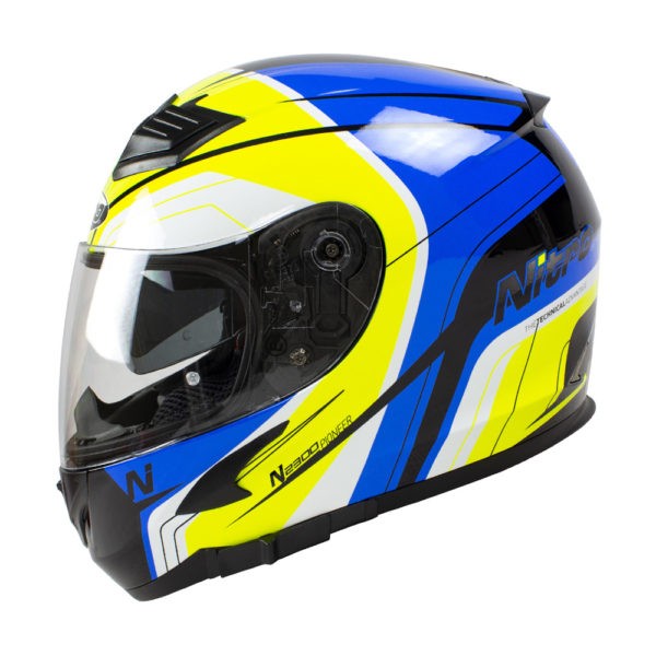 Helmet Nitro N2300 Pioneer Black/Blue/Yellow/white  L - 60