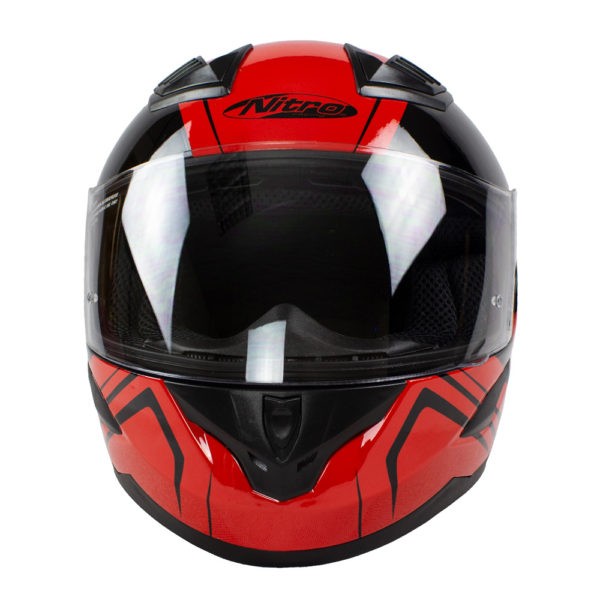 Helmet Nitro N2400 Rogue Blk/Red Pin Lock Ready Xl 62 - Image 3