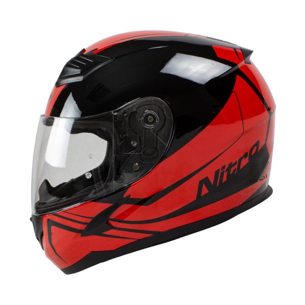 Helmet Nitro N2400 Rogue Blk/Red Pin Lock Ready Xl 62