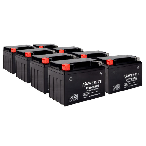 BATTERY PTX9BS MF SEALED POWERITE FULL BOX  OF  8
