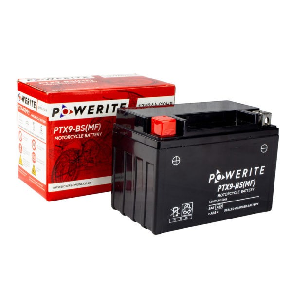 BATTERY PTX9BS MF SEALED POWERITE FULL BOX  OF  8 - Image 2