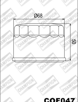 CHAMPION OIL FILTER COF047 - HF147
