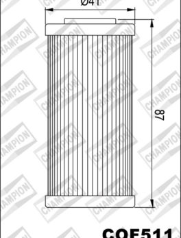 CHAMPION OIL FILTER COF511 - HF611