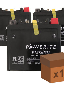 BATTERY PTZ7S MF SEALED POWERITE FULL BOX  OF  10