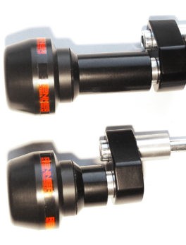Race Track Crash Protector set Black GSF 650/1250 Bandit 05- 06 olejak