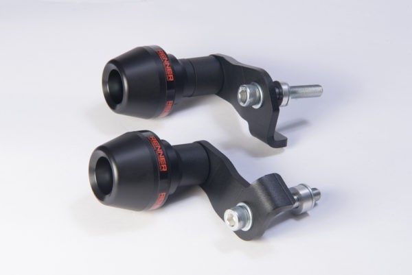 Race Track Crash Protector set Black GSX-R 1000 17-
