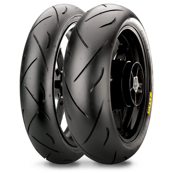 Maxxis MA-PS Supermaxx Sport Tyres - Pair - 120/70-ZR17 and 180/55-ZR17