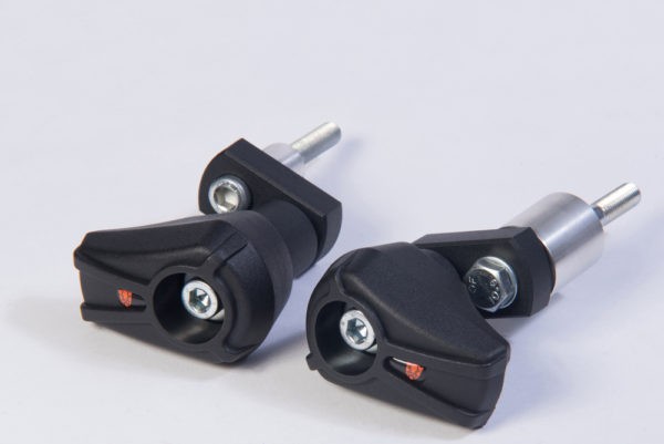 X-Pads Crash Protector set Black ZX 10 R 17-
