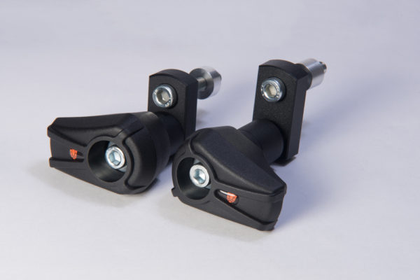 X-Pads Crash Protector set Black YZF R6 06-