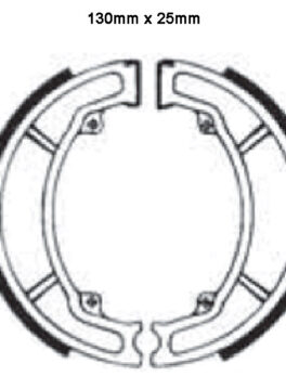 DELTA BRAKE SHOES DS72 H352 VB160 FSB963