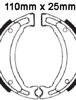 DELTA BRAKE SHOES DS128 Y503 VB229