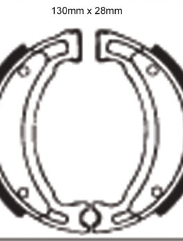 DELTA BRAKE SHOES DS149 Y531 VB242