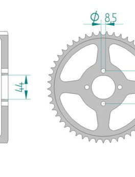 Sprocket Rear 833-41