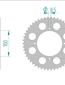Sprocket Rear 2065-49 AFAM 17104
