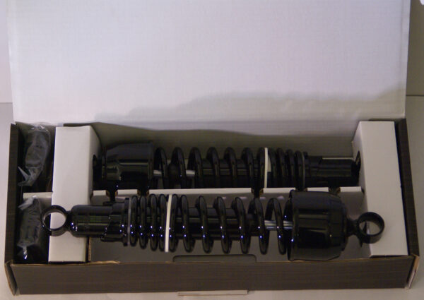 SHOCK TWIN FORSA TYPE7 325MM DUAL SPRING BLK/BLK PAIR