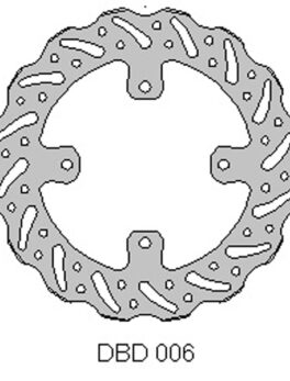 Delta MX rear disc fits Honda CR80 92-02 CR85 03-97 and CRF150 07-15