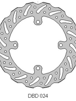 Delta front MX brake disc for Suzuki RMZ250/450 and RMX450