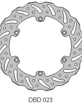 DELTA MX BRAKE DISC REAR DBD023 Suzuki RM 125/250 88-89