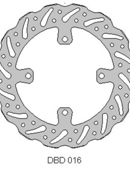 Delta MX front brake disc for Kaw KX125/250/450 KLX450 and more