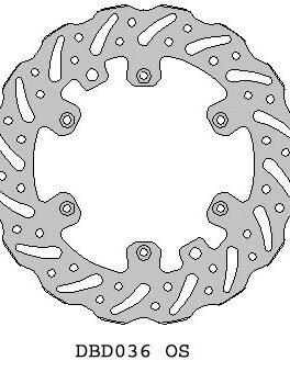 Delta MX oversize 270mm brake disc for KTM/Husky/Husaberg w speedo hole