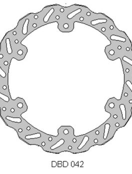 Delta MX front brake disc for TM85 01 - 13 and TM125-530 01 - 13