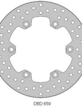 Delta rear steetbike disc fits WR125R/X 10 - 14