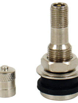 VALVE - TUBELESS (05030) 11.5mm straight chrome