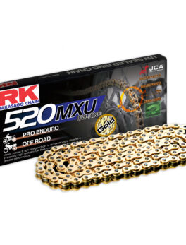 CHAIN RK GB520MXU-120 GOLD - PRO MX O-RING