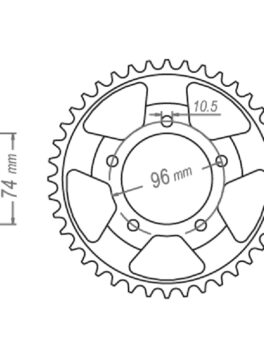 Sprocket Rear 1209-41 JTR1209