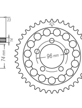 Sprocket Rear 1315-40 JTR1315