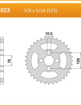 Sprocket Rear 2023-46