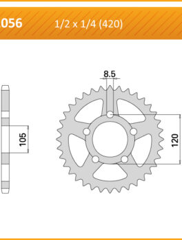 Sprocket Rear 2056-51
