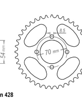 Sprocket Rear 262-40